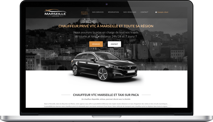creation demo site internet vtc